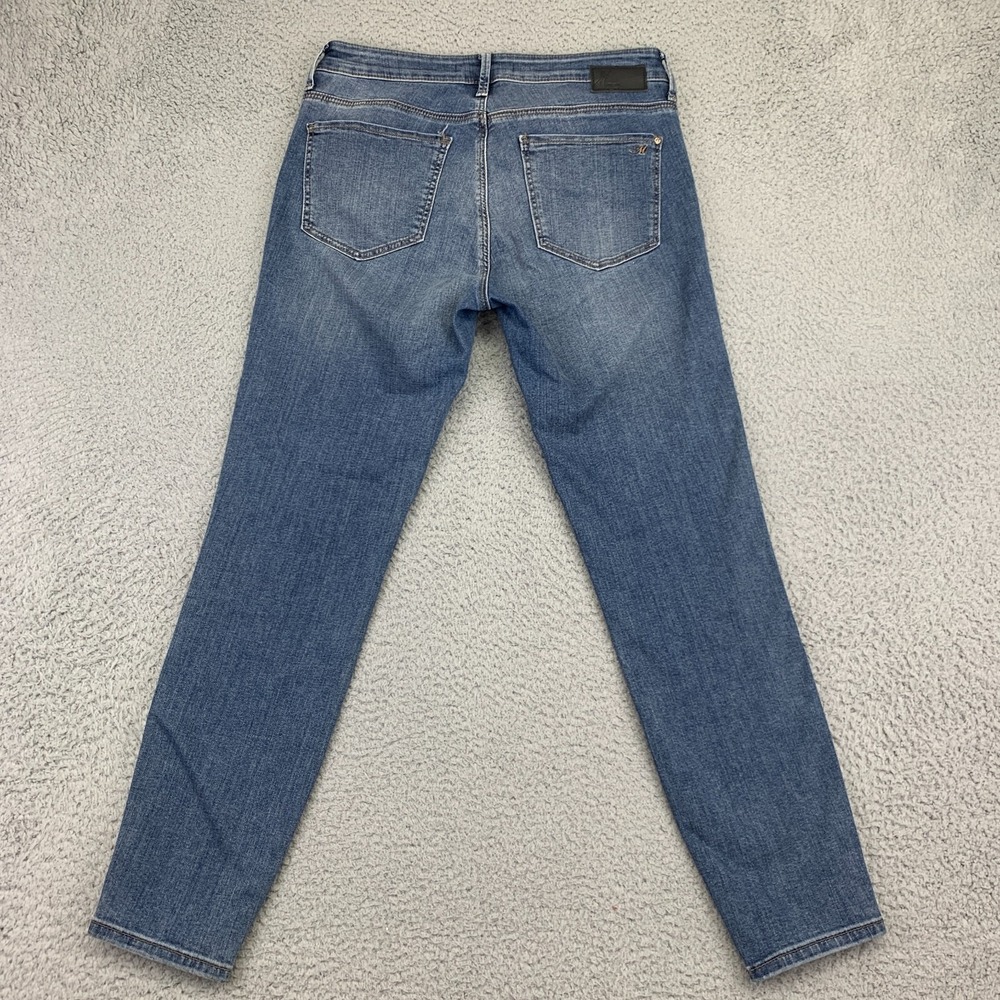 Mavi Jeans Womens 28 (28x26) Blue Side Stripe Stretch Tess High-Rise Skinny - Picture 3 of 14